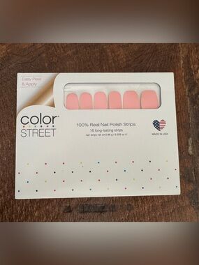 Color Street Charleston Blush Nail Polish Strips